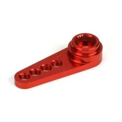 Dynamite Dynamite 1/2 Machined Aluminum Servo Arm: Fut Red, 25T