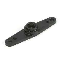 Dynamite Dynamite Machined Aluminum Servo Arm: 25T Fut Black