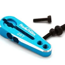 Power Hobby Power Hobby 25T Aluminum Clamping Servo Horn Blue