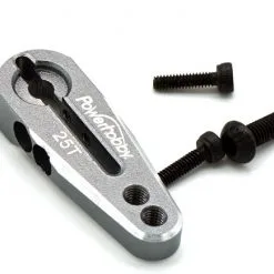 Power Hobby Power Hobby 25T Aluminum Clamping Servo Horn Gun Metal