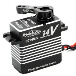 Power Hobby Power Hobby 8014MG 14v Programmable Waterproof High Voltage Br