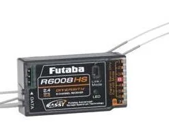 Futaba Futaba R6008HS 2.4GHz FASST Hi-Speed (1-6) Rx 8Ch