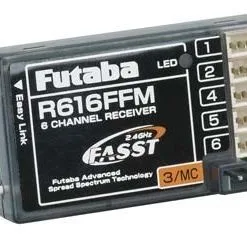 Futaba Futaba R616FFM 2.4GHz FASST Micro Park Flyer Rx 6Ch