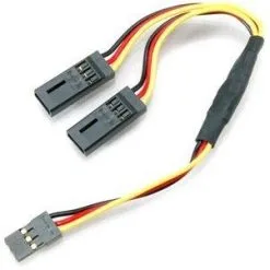 Hitec Hitec Y-Harness, 6" Heavy-Duty