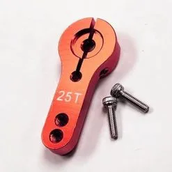 Hobby Hobby Products Hobby Hobby Products Aluminum Clamping Servo Horn, 25t, RED (futaba)