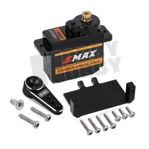 Hobby Hobby Products Hobby Hobby Products SCX24 Servo Upgrade With Mount And Horn Emax ES08M