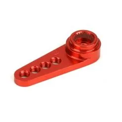 Dynamite Dynamite 1/2 Machined Aluminum Servo Arm: 24T HRC Red